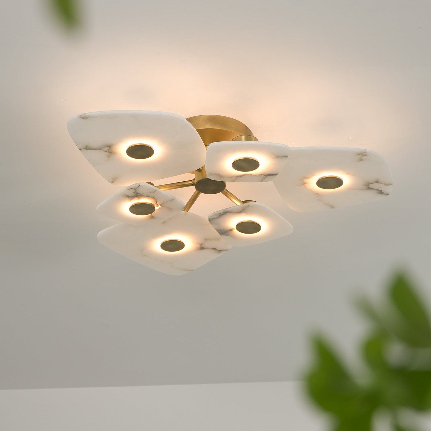Holmdel Alabaster Ceiling Lamp