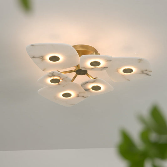 Holmdel Alabaster Ceiling Lamp