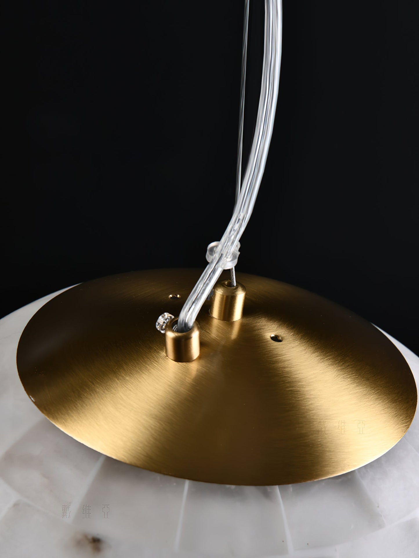 Alabaster Ball Alabaster Pendant Light