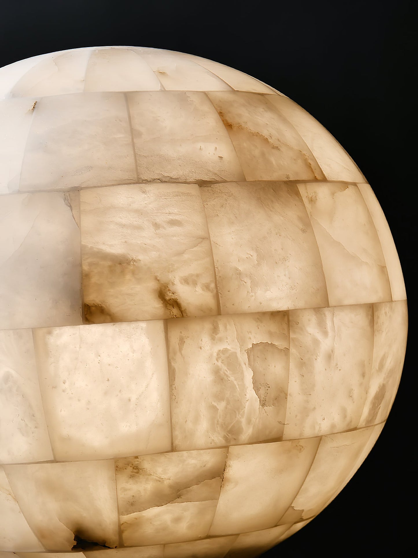 Alabaster Ball Alabaster Pendant Light