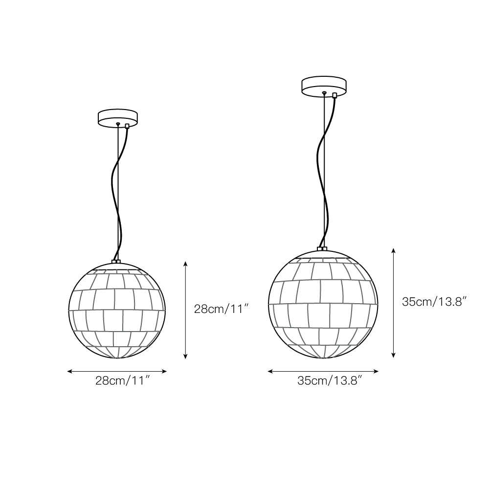 Alabaster Ball Alabaster Pendant Light