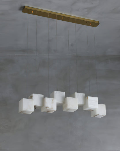 Alabaster Box Linear Chandelier