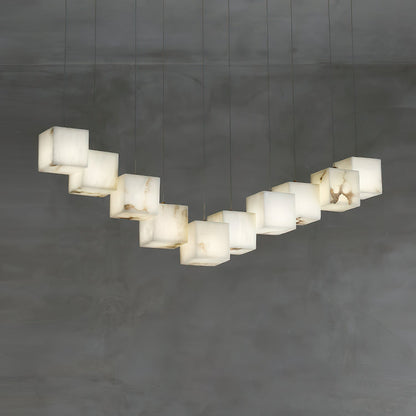 Alabaster Box Linear Chandelier