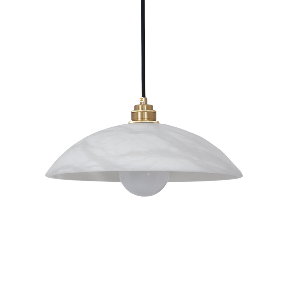 Alabaster Dome Alabaster Pendant Light