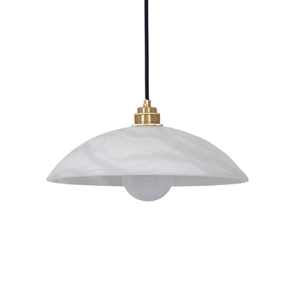 Alabaster Dome Alabaster Pendant Light