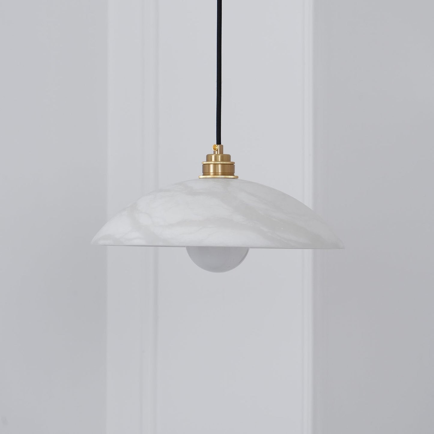 Alabaster Dome Alabaster Pendant Light