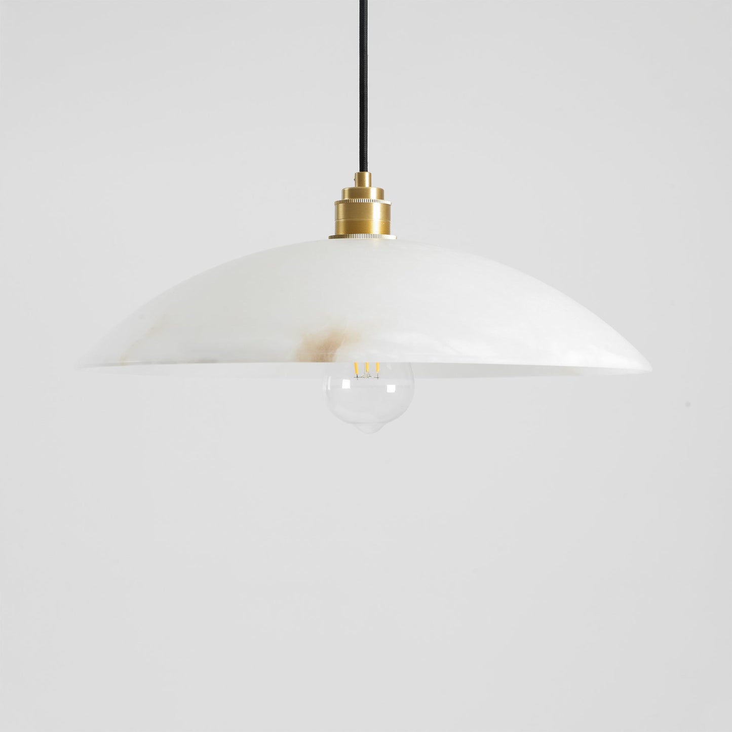 Alabaster Dome Alabaster Pendant Light