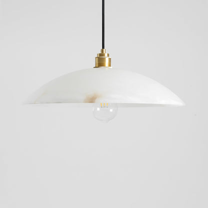 Alabaster Dome Alabaster Pendant Light