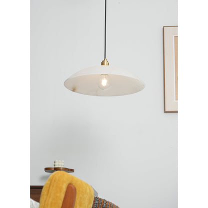 Alabaster Dome Alabaster Pendant Light