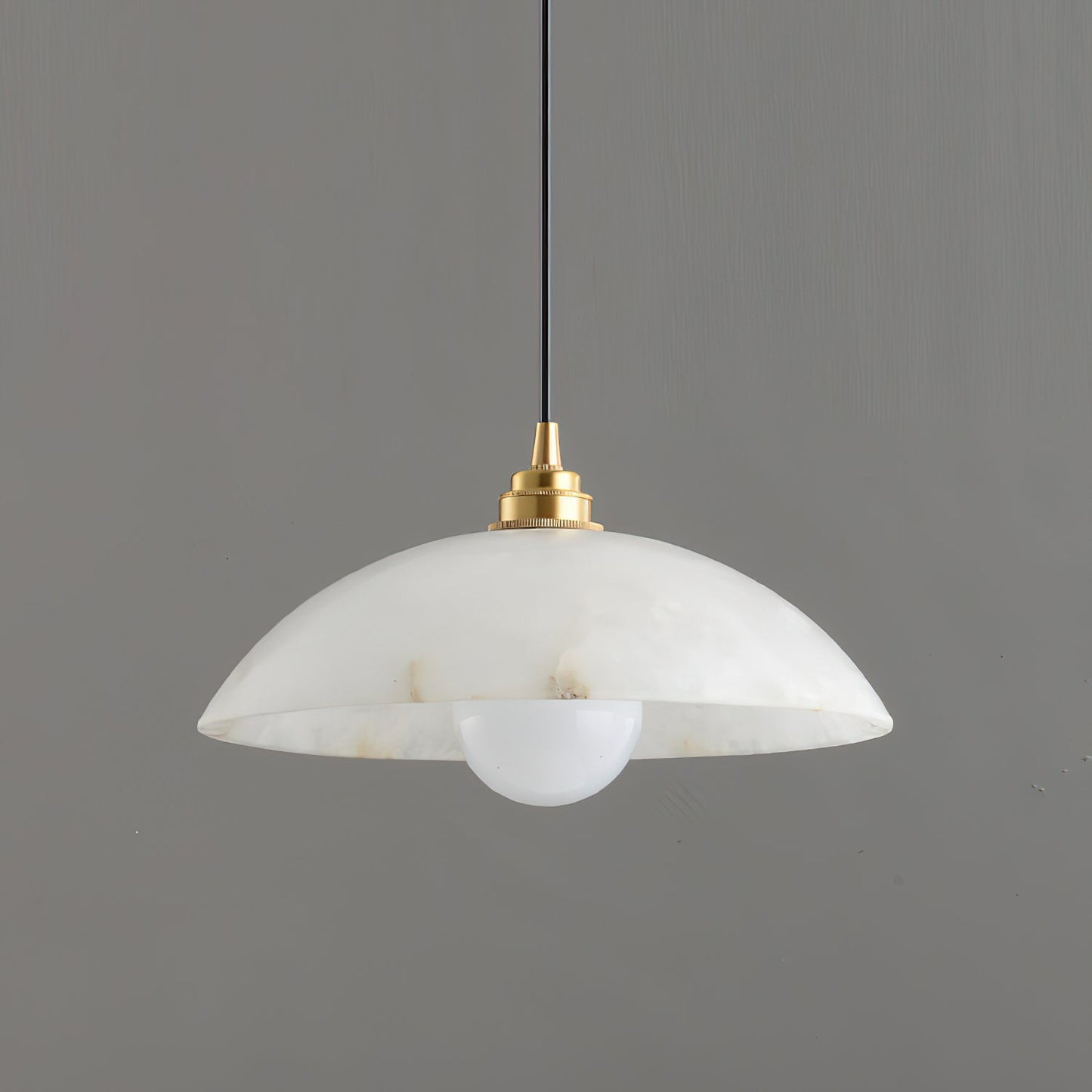 Alabaster Dome Alabaster Pendant Light