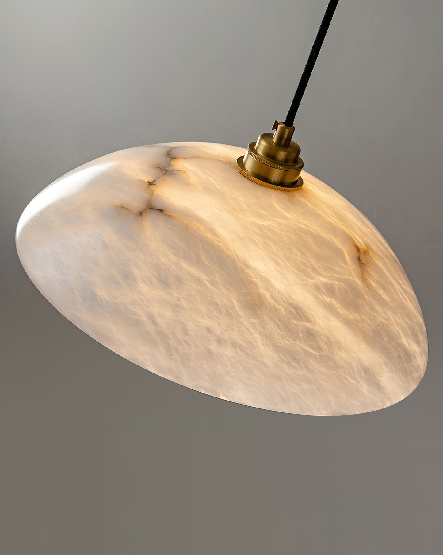 Alabaster Dome Alabaster Pendant Light