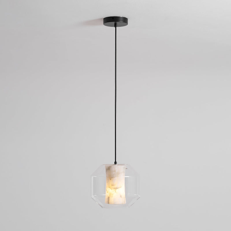 Glass Alabaster Pendant Lamp