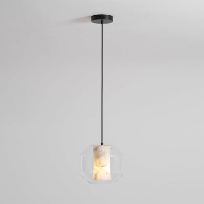 Glass Alabaster Pendant Lamp