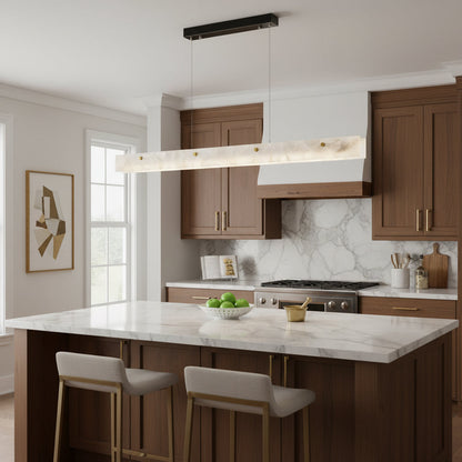 Alabaster LED Linear Pendant Light