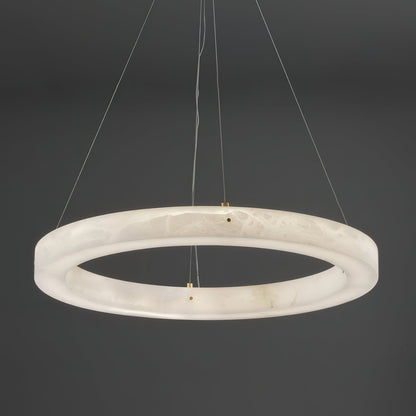 Alabaster Alabaster Ring Chandelier