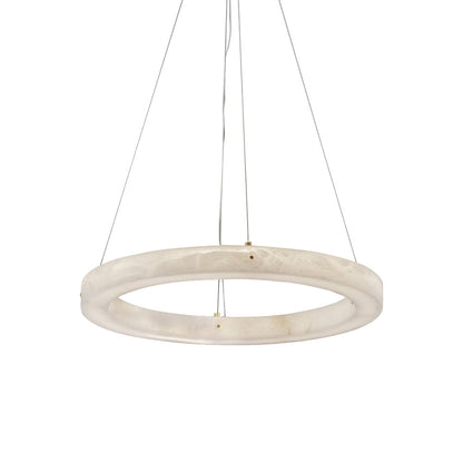 Alabaster Alabaster Ring Chandelier