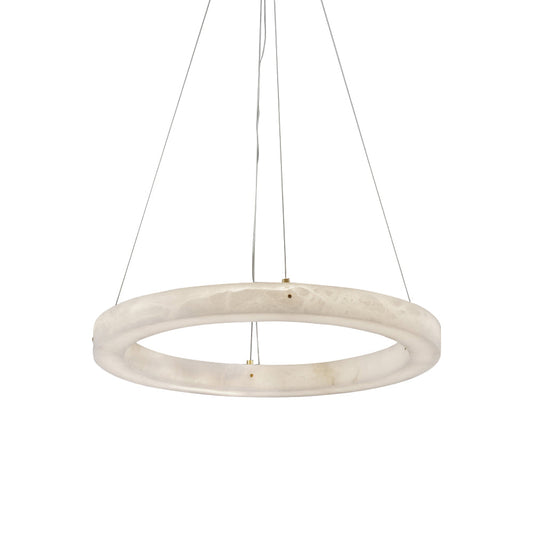 Alabaster Alabaster Ring Chandelier