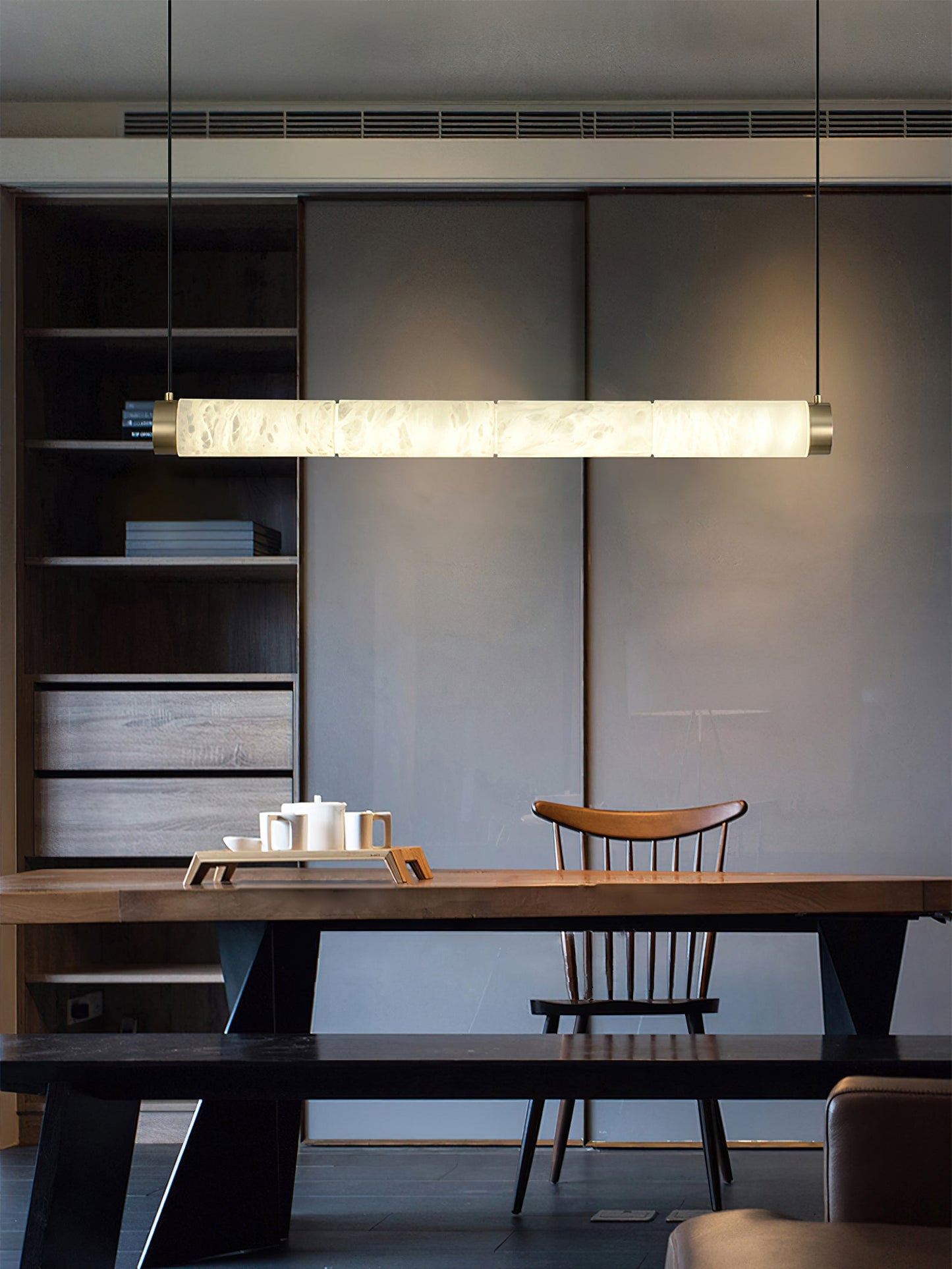 Alabaster Strip Alabaster Pendant Light