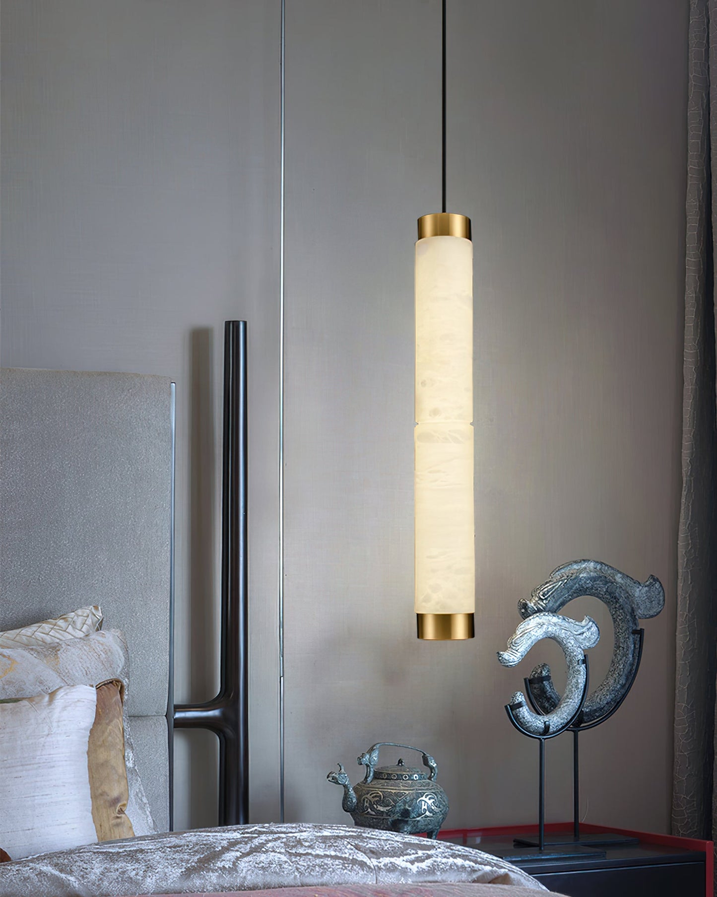 Alabaster Strip Alabaster Pendant Light