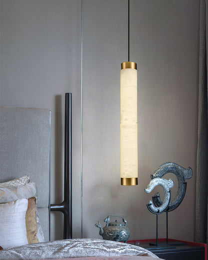 Alabaster Strip Alabaster Pendant Light