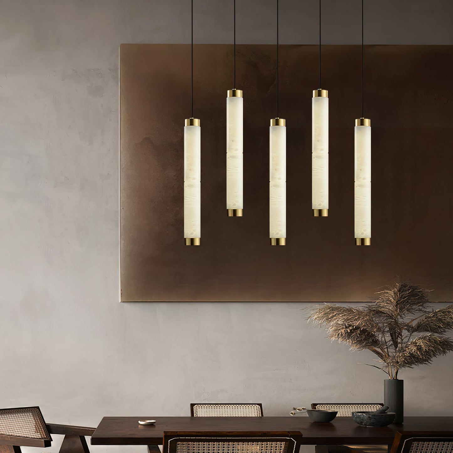 Alabaster Strip Alabaster Pendant Light