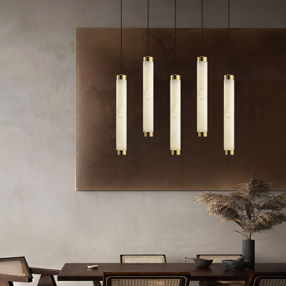 Alabaster Strip Alabaster Pendant Light