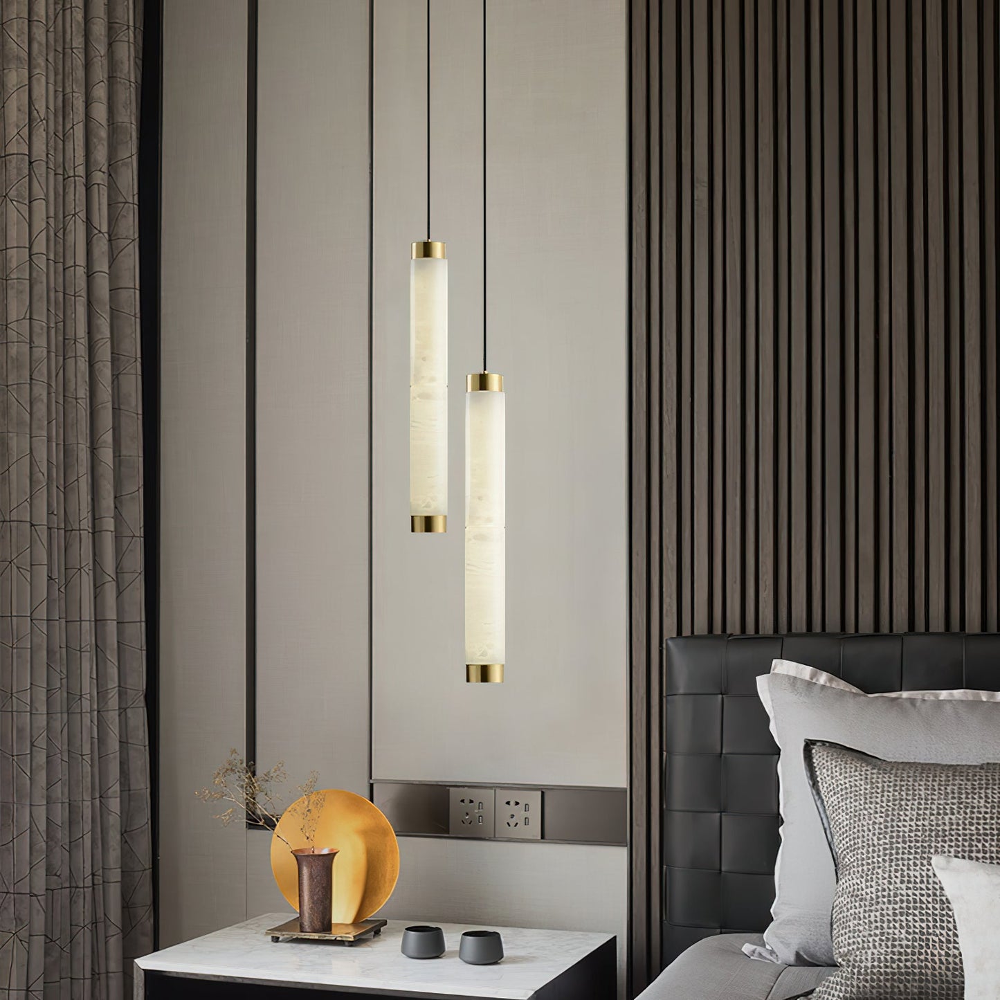 Alabaster Strip Alabaster Pendant Light
