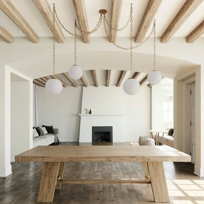 Alabaster Swag Pendant Lamp