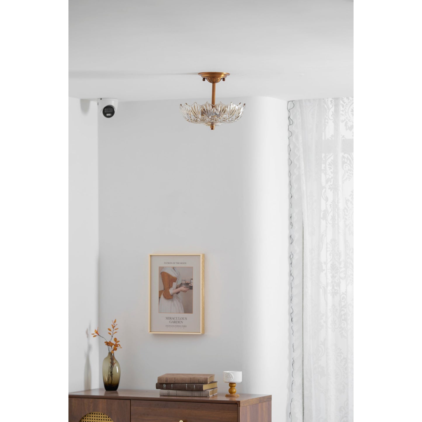 Alaina Glass Ceiling Lamp