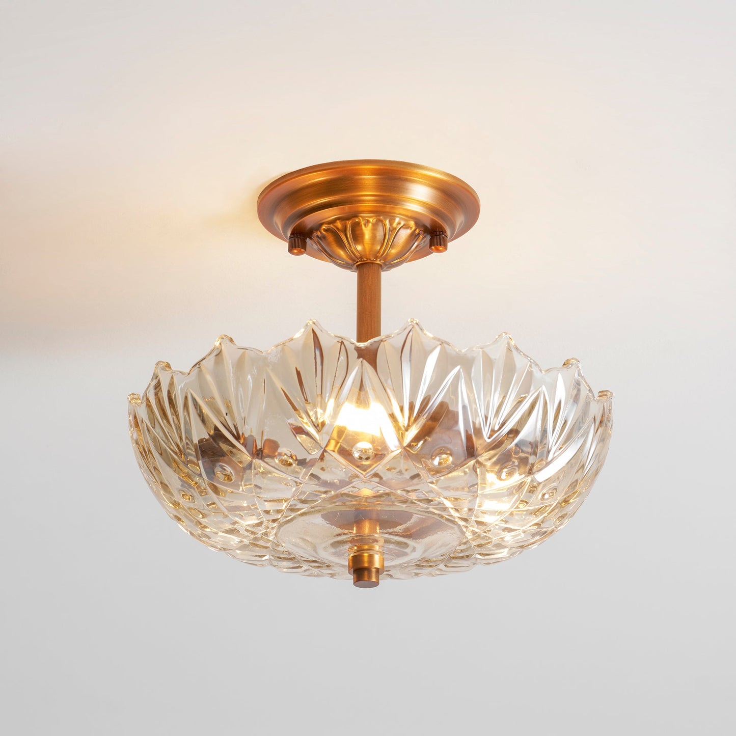 Alaina Glass Ceiling Lamp