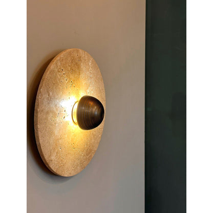 Alese Travertine Wall Lamp