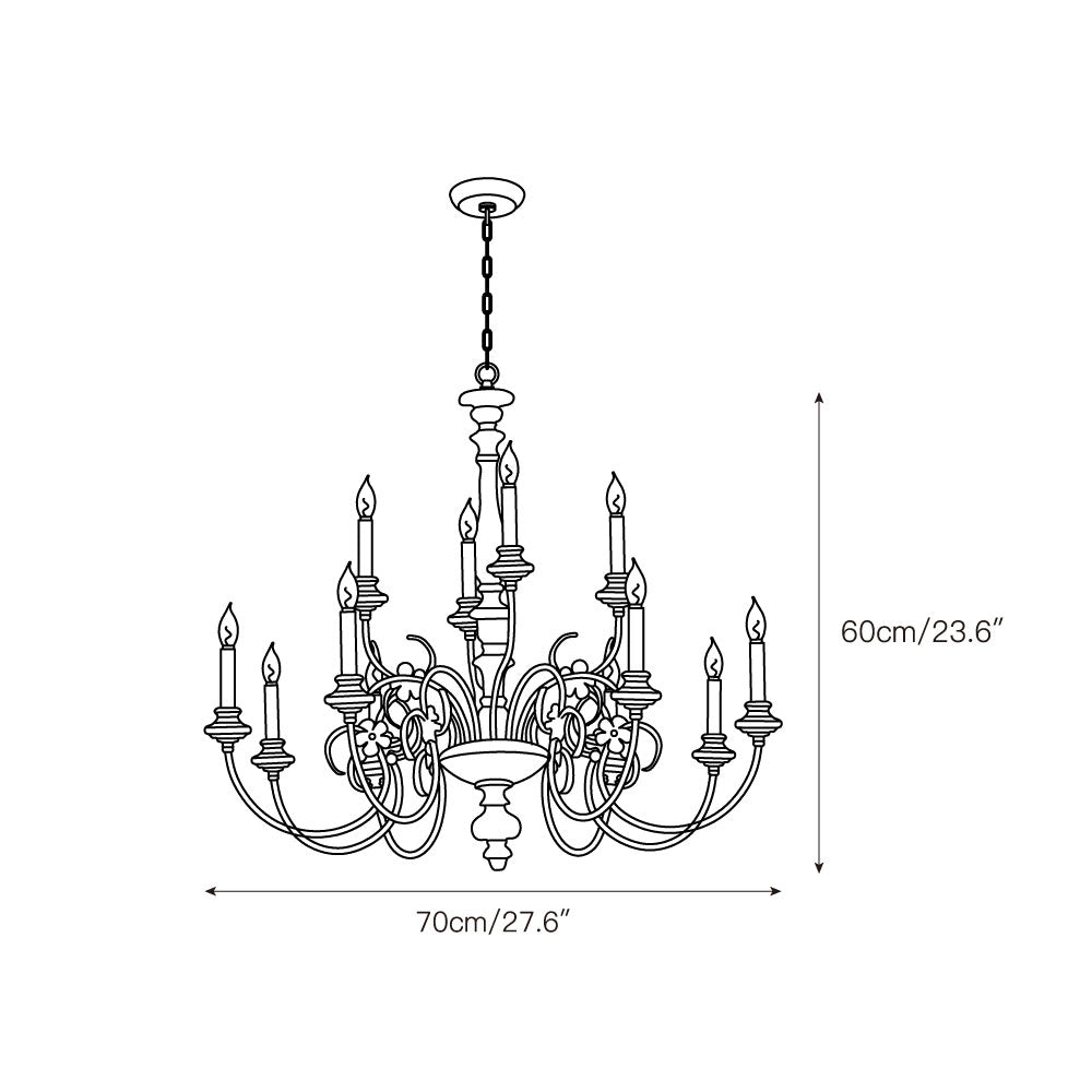 Alessandro Candle Chandelier