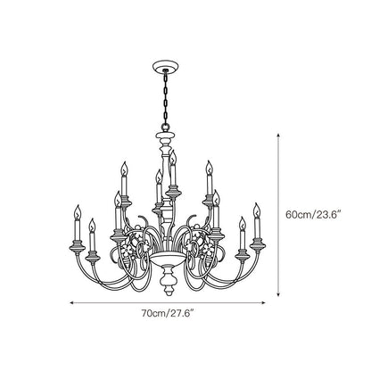 Alessandro Candle Chandelier