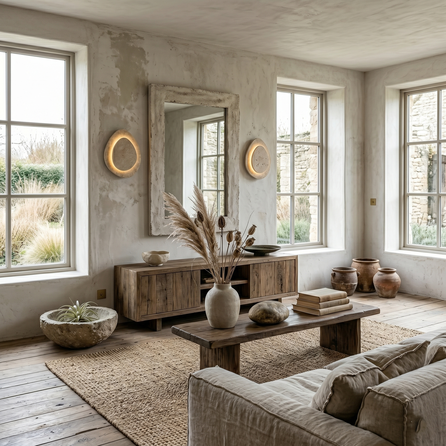 Alice Travertine Wall Lamp