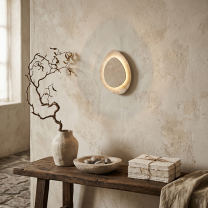 Alice Travertine Wall Lamp