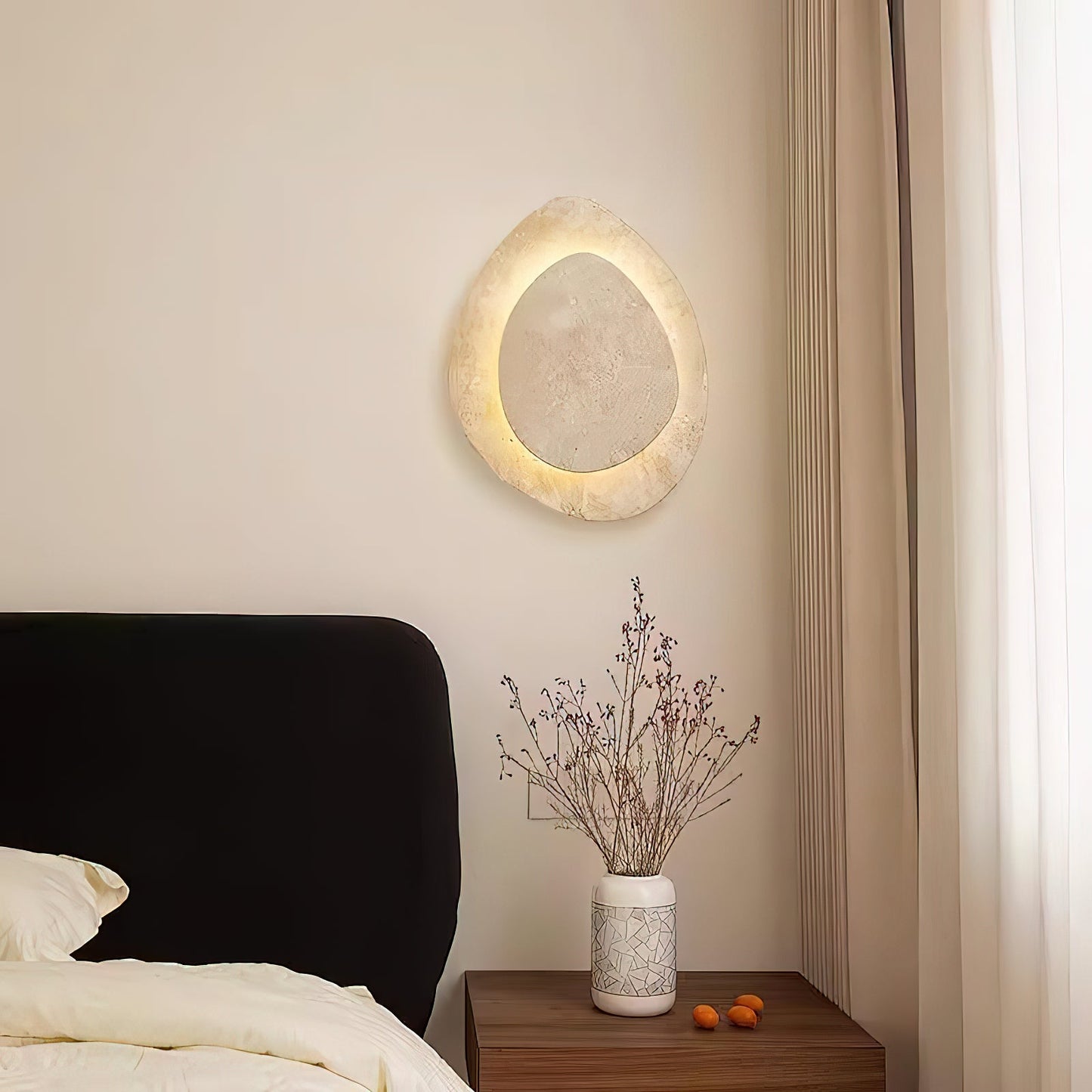 Alice Travertine Wall Lamp