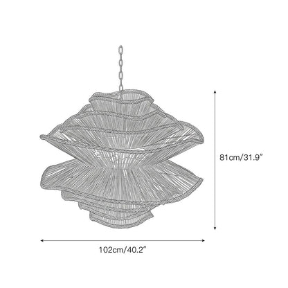 Alondra Rattan Chandelier