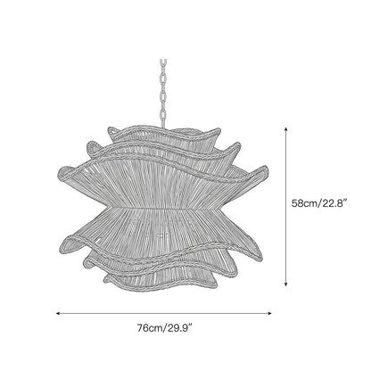 Alondra Rattan Chandelier