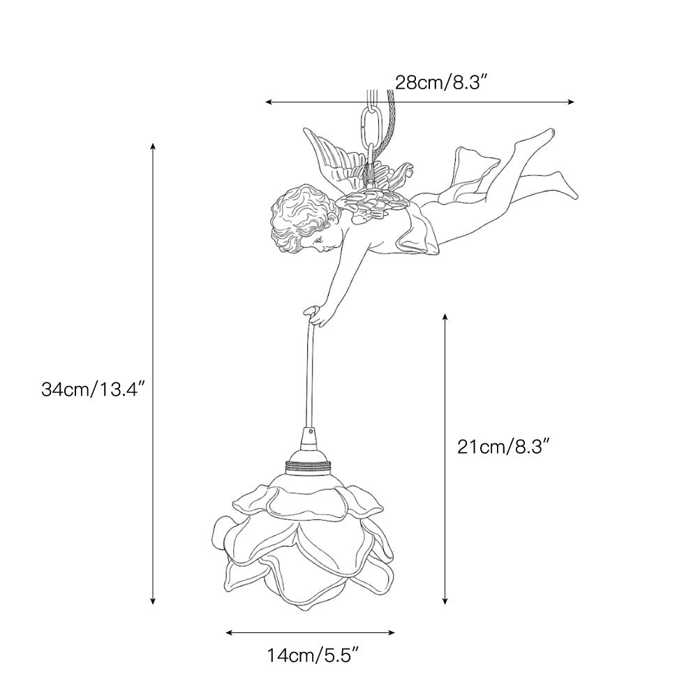 Angel Glass Pendant Lamp