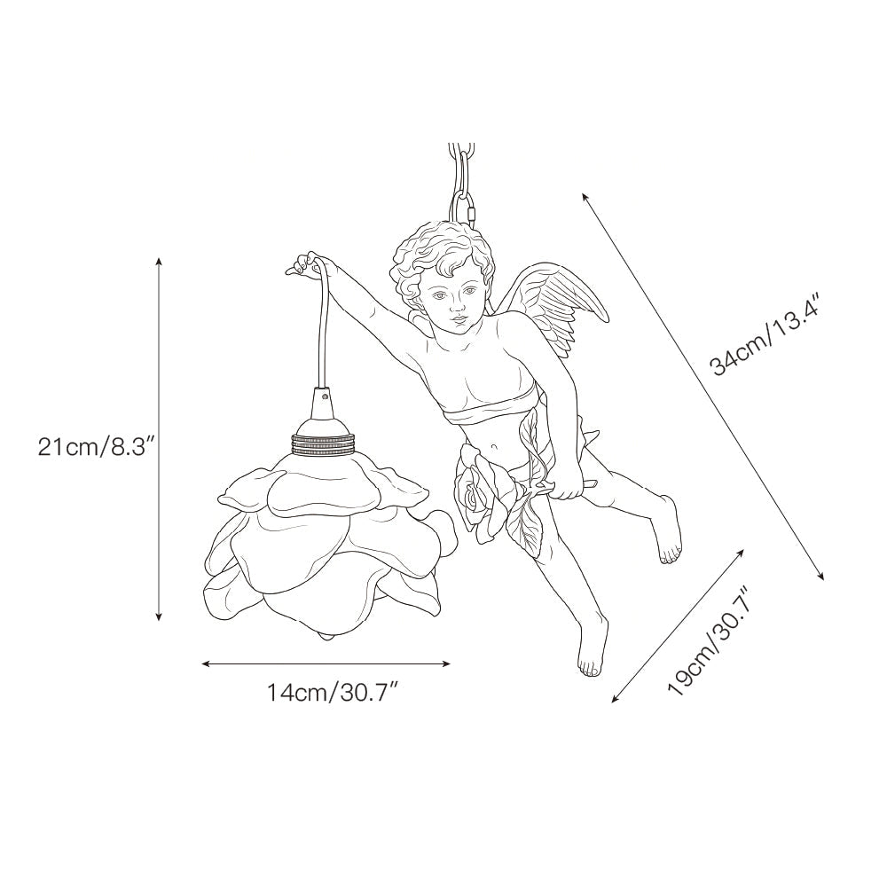 Angel Glass Pendant Lamp
