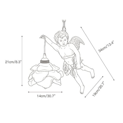 Angel Glass Pendant Lamp