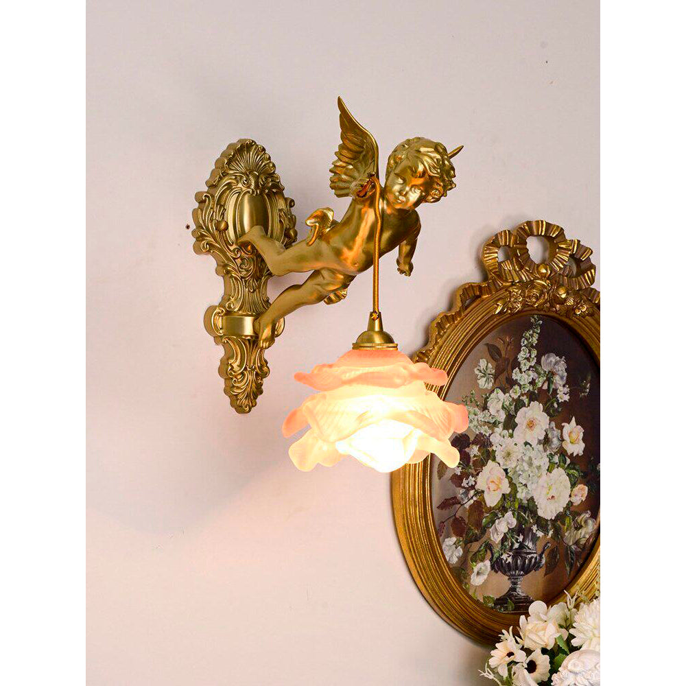 Angel Glass Wall Lamp