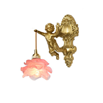 Angel Glass Wall Lamp
