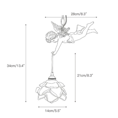 Angel Glass Pendant Lamp