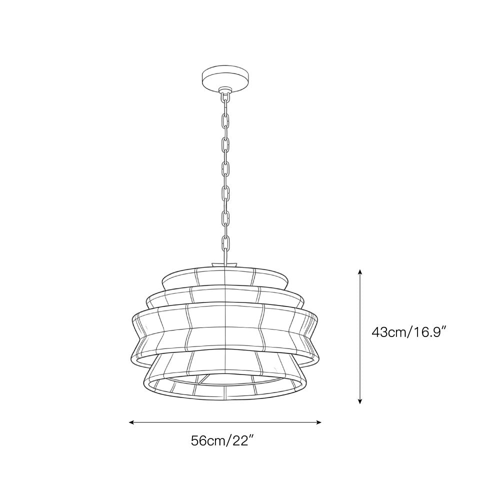 Antigua Rattan Drum Pendant Lamp