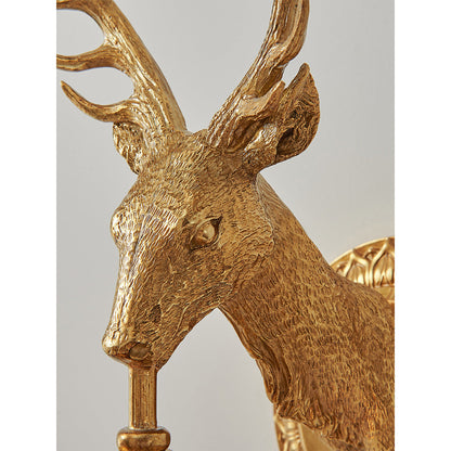 Antler Crystal Wall Lamp