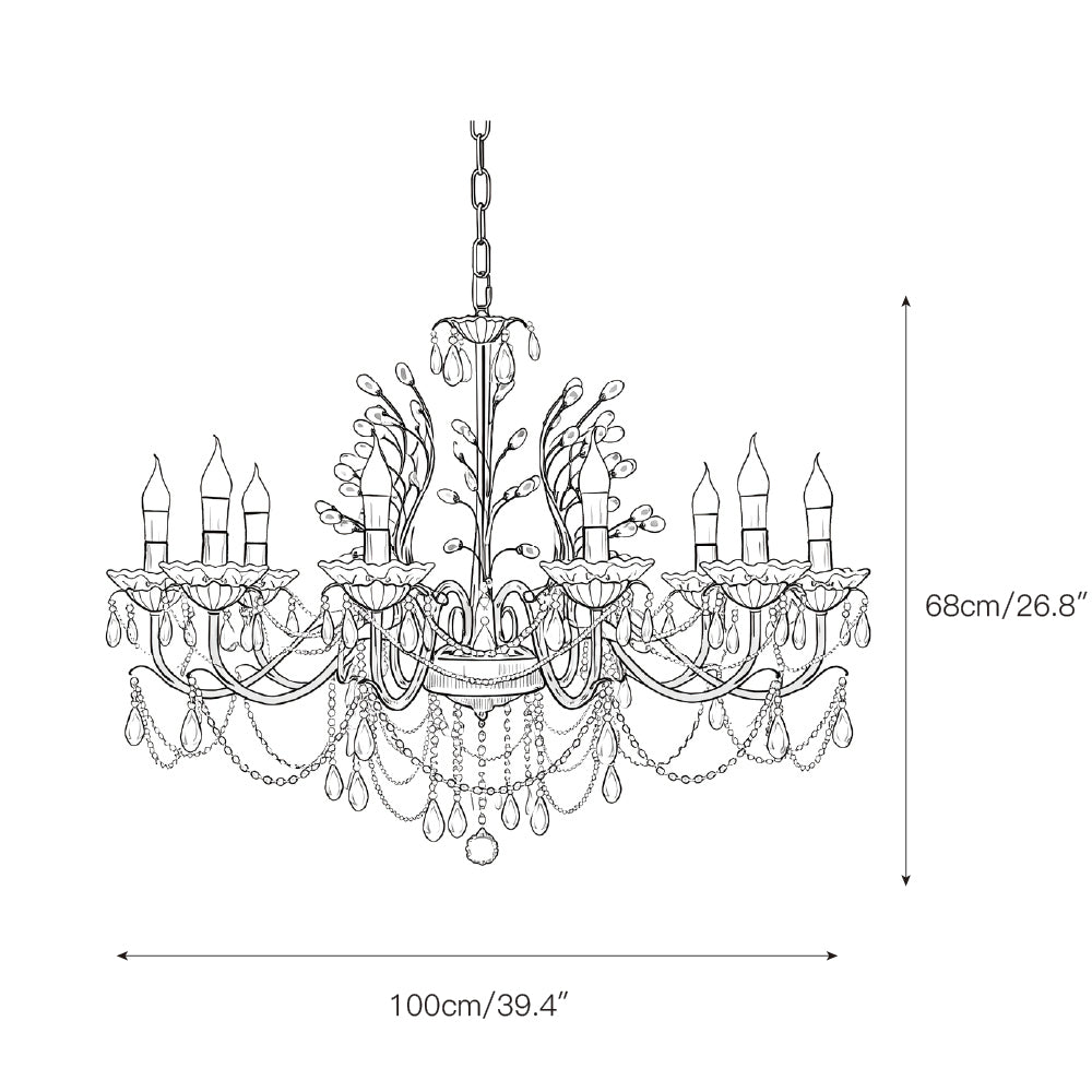 Ariae Crystal Chandelier