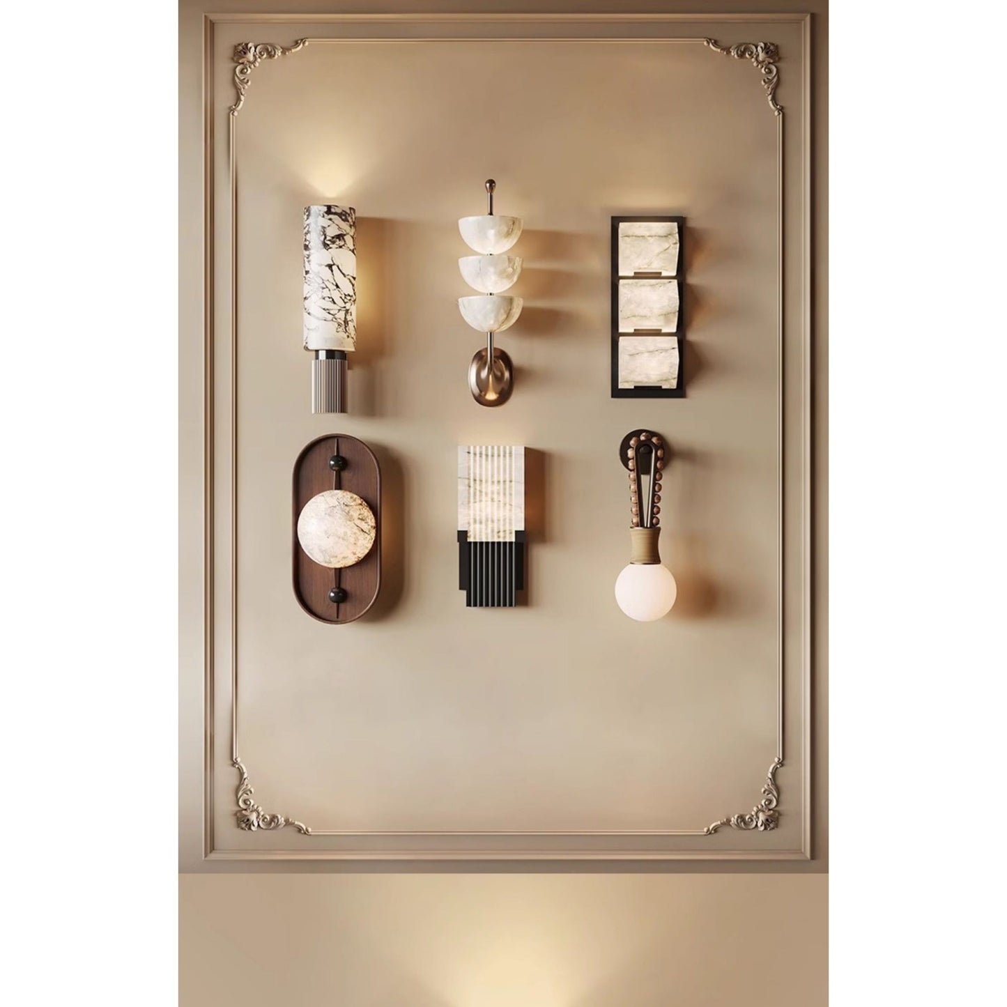 Ariel Alabaster Wall Lamp