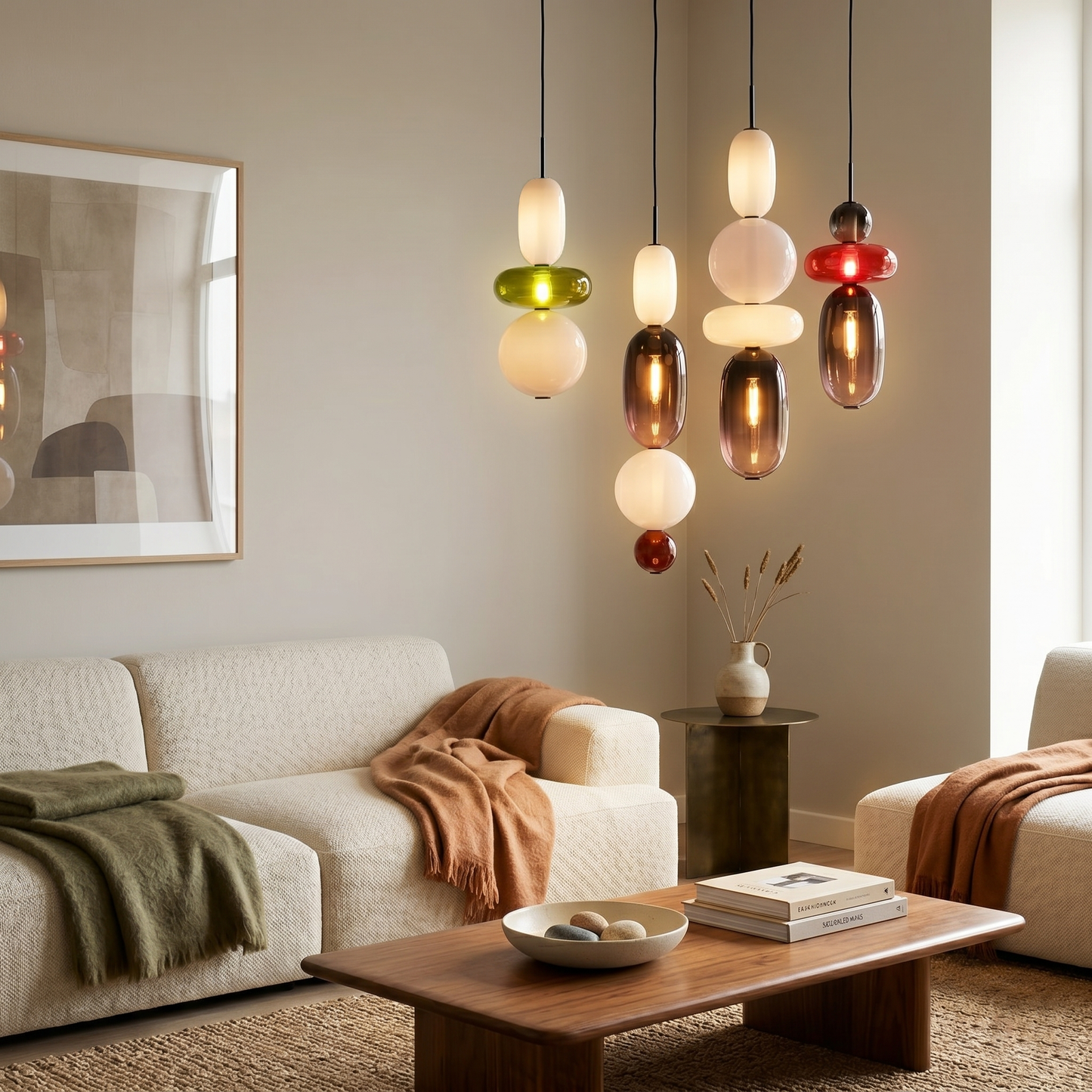 Stained Glass Chandelier