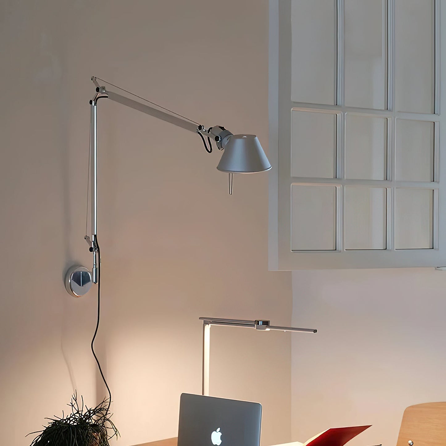 Brady Rocker Arm Plug-in Sconce